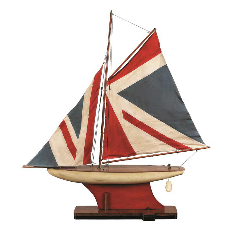 Authentic Model Union Jack Pond Yacht