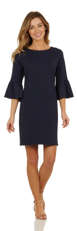 Shelby Ponte Knit Dark Navy