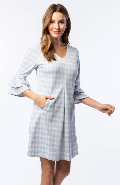 Heidi Jacquard Sea Mist