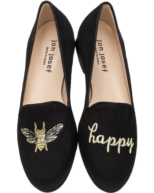 Bee Happy Black